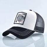 High Quality Zebra Embroidery Baseball Cap Women Men