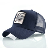 High Quality Zebra Embroidery Baseball Cap Women Men