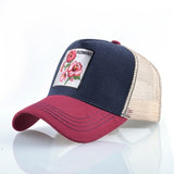 Summer Breathable Mesh Hats Men Women Cactus
