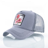 Summer Breathable Mesh Hats Men Women Cactus