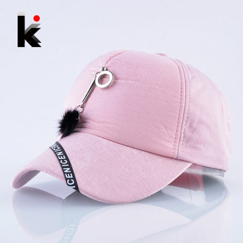 Snapback Caps For Women Spring Autumn Pink Baseball Cap
