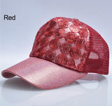 Girl Sun Flashes Hip Hop Trucker Hat